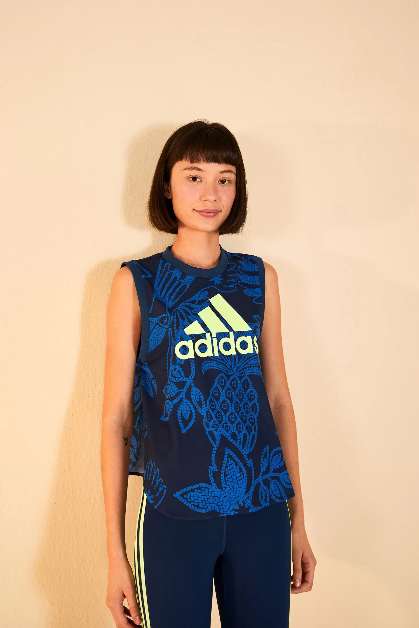 FARM Rio  ADIDAS FARM TANK TOP BLUE