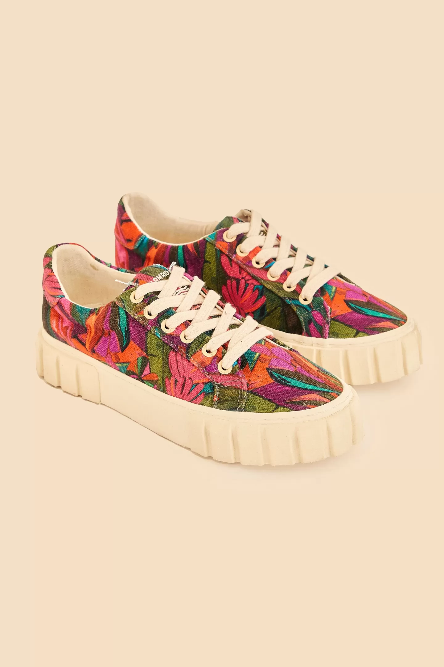 FARM Rio  BANANA LEAVES FLATFORM SNEAKER